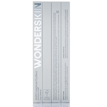 Wonderskin Eyeliner Pencil, 1440 Longwear Deep Black Eyeliner Pencil - Waterproof, Sharpenable & Smudge Proof (Liquorice)