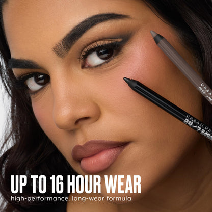 URBAN DECAY 24/7 Glide-On Waterproof Eyeliner Pencil - Smudge-Proof, Long-Lasting, Transfer-Proof, Up to 16HR Wear, Smooth No-Tug Formula, Perversion (Matte Blackest Black) - 0.04 oz